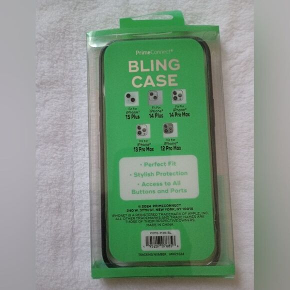 Prime Connect iPhone Phone Case Butterfly Jeweled Bling - Picture 3 of 5